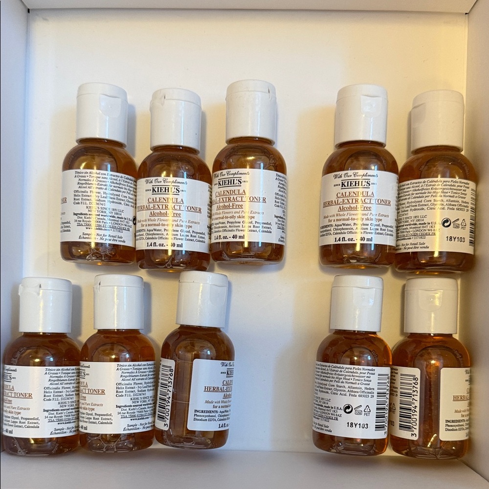 Kiehl's Calendula Herbal Extract Toner Set 10*40Ml